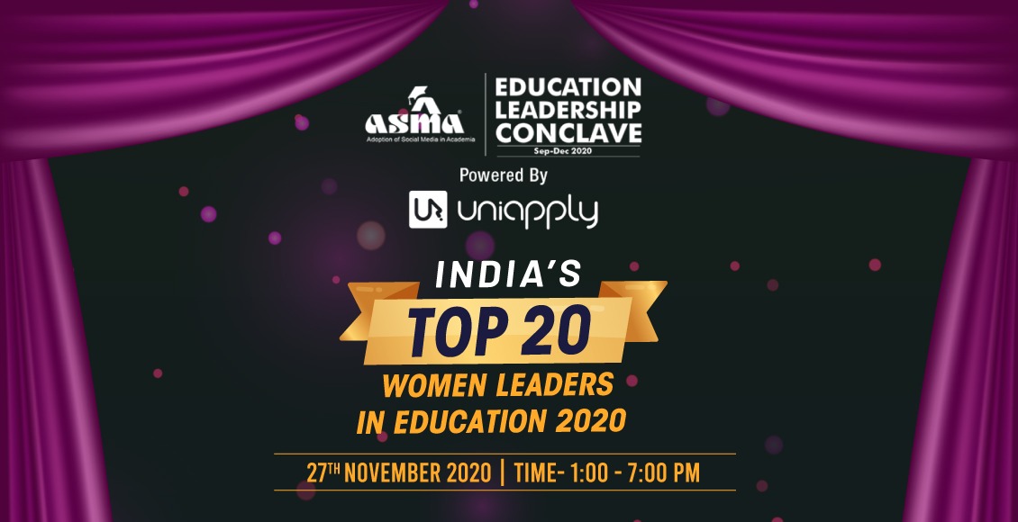 ASMA ‘India’s Top 20 Women Leaders in Education 2020’